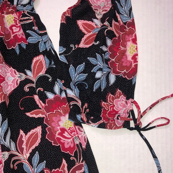 🆕❤️ LOFT Paisley Smocked Flare Dress ❤️NWT - Picture 6 of 8